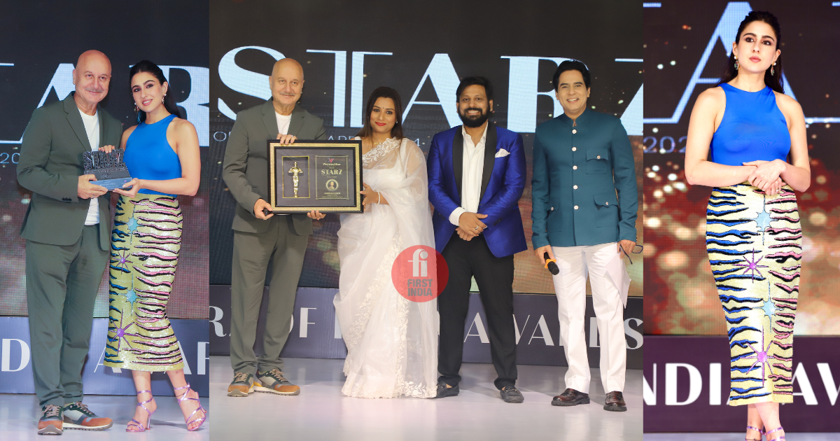 Sara Ali Khan graced Starz of India awards 2024 and Magazine launch with the extreme charm